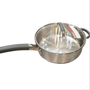 Cuisinart Heritage Stainless Steel Induction Ready 3.5QT Saute Pan w/Lid